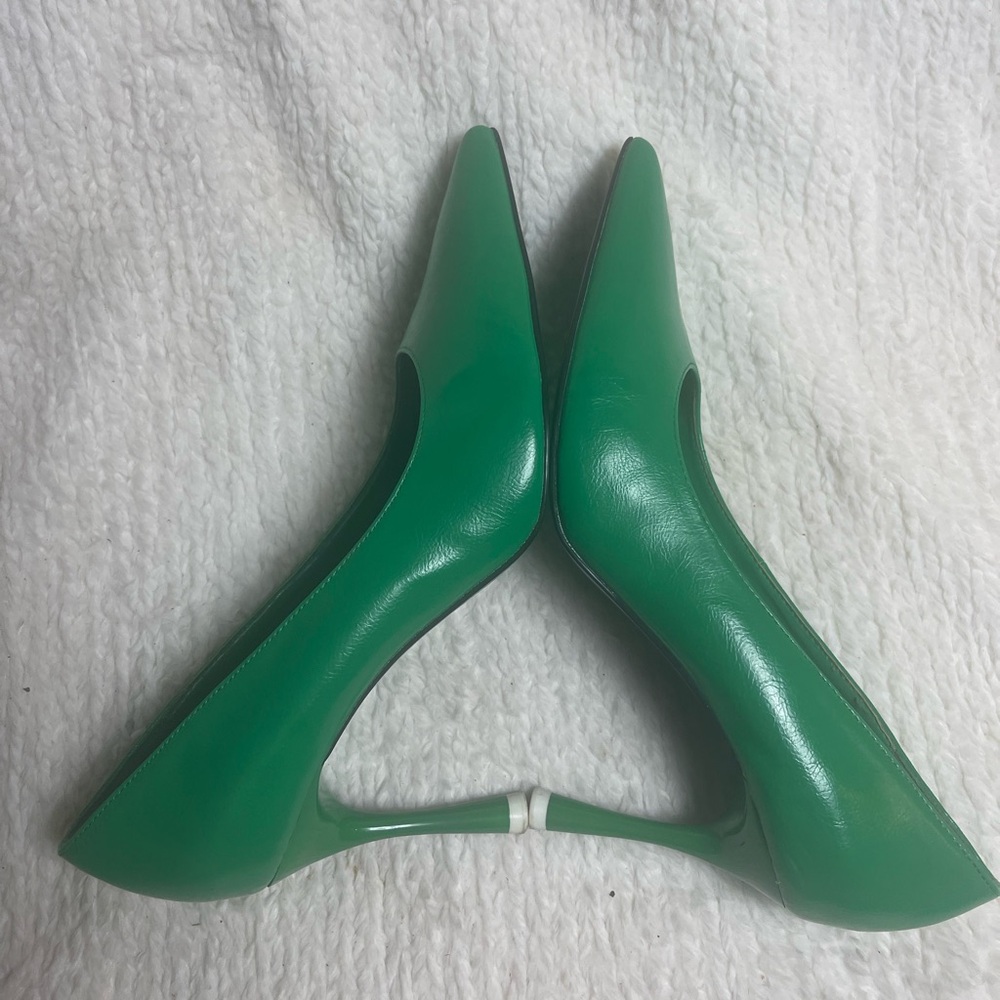 Zara Vibrant Green Heels - Picture 6 of 10